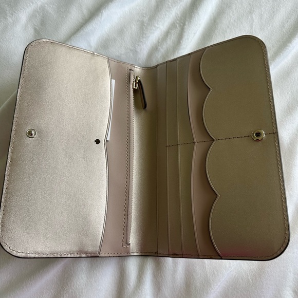 Kate Spade large wallet/ clutch rose gold - Picture 2 of 2